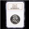 Image 2 : Proof NGC 1962 Franklin Half Dollar 50c Graded pr66 By NGC