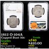 Image 1 : NGC 1812 O-104A Capped Bust Half Dollar 50c Graded vf25 By NGC