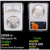 Image 1 : NGC 1898-o Morgan Dollar $1 Graded ms65 By NGC