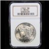 Image 2 : 1922-p Peace Dollar $1 Graded ms64 By NGC