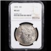 Image 2 : NGC 1890-p Morgan Dollar $1 Graded ms63 By NGC