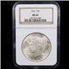 Image 2 : NGC 1922-p Peace Dollar $1 Graded ms64 By NGC