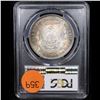 Image 3 : PCGS 1886-p Rainbow Toned Morgan Dollar $1 Graded ms63 By PCGS