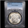 Image 2 : PCGS 1885-o Morgan Dollar $1 Graded ms65 By PCGS