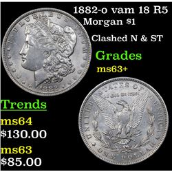 1882-o vam 18 R5 Morgan Dollar $1 Grades Select+ Unc