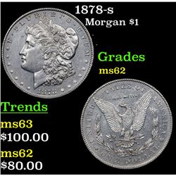 1878-s Morgan Dollar $1 Grades Select Unc