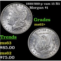 1889/889-p vam 15 R5 Morgan Dollar $1 Grades Select Unc