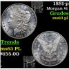 Image 1 : 1881-p Morgan Dollar $1 Grades Select Unc PL