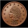 Image 2 : 1863 John Schuh's Saloon Civil War Token 1c Grades Select Unc BN
