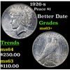 Image 1 : 1926-s Peace Dollar $1 Grades Select+ Unc