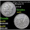 Image 1 : 1878-p 7/8tf Vam 42 I4 R5 Morgan Dollar $1 Grades Choice AU