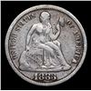 Image 2 : 1883-p Seated Liberty Dime 10c Grades vf++