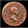 Image 2 : 1863 Washington Mint Error  Civil War Token 1c Grades Choice AU