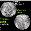 Image 1 : 1890-p Morgan Dollar $1 Grades Choice Unc