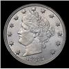 Image 2 : 1883 n/c Liberty Nickel 5c Grades Choice Unc