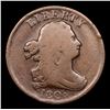Image 2 : 1808 Cohen 3 Draped Bust Half Cent 1/2c Grades vg+