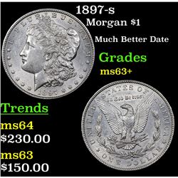 1897-s Morgan Dollar $1 Grades Select+ Unc