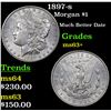 Image 1 : 1897-s Morgan Dollar $1 Grades Select+ Unc