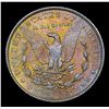 Image 3 : 1886-p Rainbow Toned Morgan Dollar $1 Grades Select+ Unc