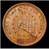 Image 2 : 1863 Army & Navy Civil War Token 1c Grades Choice AU