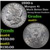Image 1 : 1890-s Morgan Dollar $1 Grades Select+ Unc