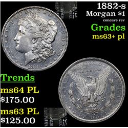 1882-s Morgan Dollar $1 Grades Select Unc+ PL