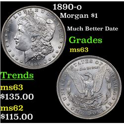 1890-o Morgan Dollar $1 Grades Select Unc