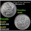 Image 1 : 1878-p 8tf Vam 1 'Spearpoint' Morgan Dollar $1 Grades Select Unc