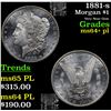Image 1 : 1881-s Morgan Dollar $1 Grades Choice Unc+ PL