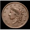 Image 2 : 1838 N-10 Coronet Head Large Cent 1c Grades vf++