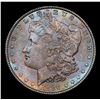 Image 2 : 1886-p Rainbow Toned Vam 3A R5 Morgan Dollar $1 Grades Choice+ Unc