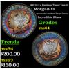 Image 1 : 1887/18-7-p Rainbow Toned Vam 11 Morgan Dollar $1 Grades Choice Unc