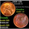Image 1 : 1909 vdb Lincoln Cent 1c Grades Gem+ Unc RD