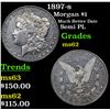 Image 1 : 1897-s Morgan Dollar $1 Grades Select Unc
