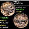 Image 1 : 1926-p Buffalo Nickel 5c Grades Choice+ Unc