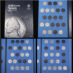 Partial Jefferson Nickel Book 1962-1995 38 Coins Grades