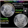 Image 1 : 1883-cc GSA Hoard Morgan Dollar $1 Graded Select Unc PL