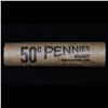 Image 4 : Mixed small cents 1c orig shotgun roll, 1919-s Wheat Cent, 1892 Indian Cent other end, McDonalds Wra