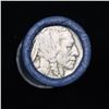 Image 2 : Buffalo Nickel Shotgun Roll in Old Bank Style 'Bell Telephone'  Wrapper 1919 & d Mint Ends Grades