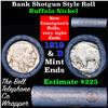 Image 1 : Buffalo Nickel Shotgun Roll in Old Bank Style 'Bell Telephone'  Wrapper 1919 & d Mint Ends Grades