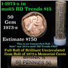 Image 1 : ***Auction Highlight*** Uncirculated 1c orig shotgun roll, 1973-s In Old Brinks wrapper  Grades (fc)
