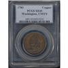 Image 3 : 1783 Washington token. UNITY STATES PCGS EF45 BR