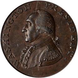 1791 Washington Cent. Sm Eagle PCGS MS63BN