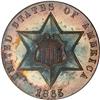 Image 1 : 1865 Silver 3C PCGS PR65