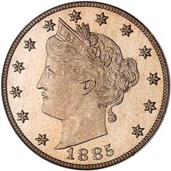 1885 Liberty 5C PCGS PF66CAM