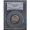 Image 3 : 1913-D Buffalo 5C. Type 1 PCGS MS67