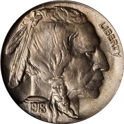 1918-D Buffalo 5C PCGS MS65