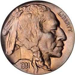 1931-S Buffalo 5C PCGS MS66