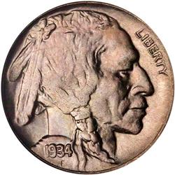 1934-D Buffalo 5C NGC MS65