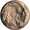 Image 1 : 1937-D Buffalo 5C. 3 Legs NGC MS66